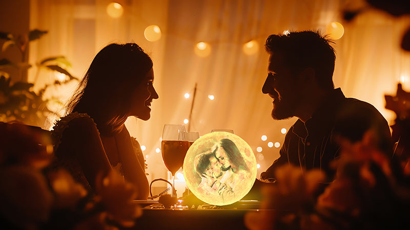 Illuminate Your Love This Valentine's Day with Customized 3D Moon Lamps