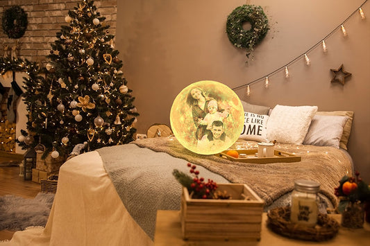 Celebrate the Magic of Christmas with Custom 3D Moon Lights