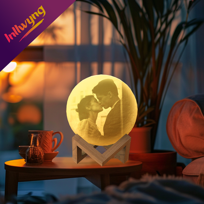 Custom Engraved 3D Moon Lamp