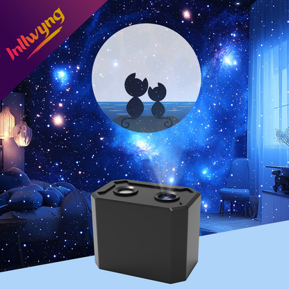 Starry Night Projector with Moon Design