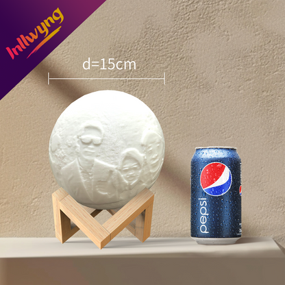 Custom Engraved 3D Moon Lamp